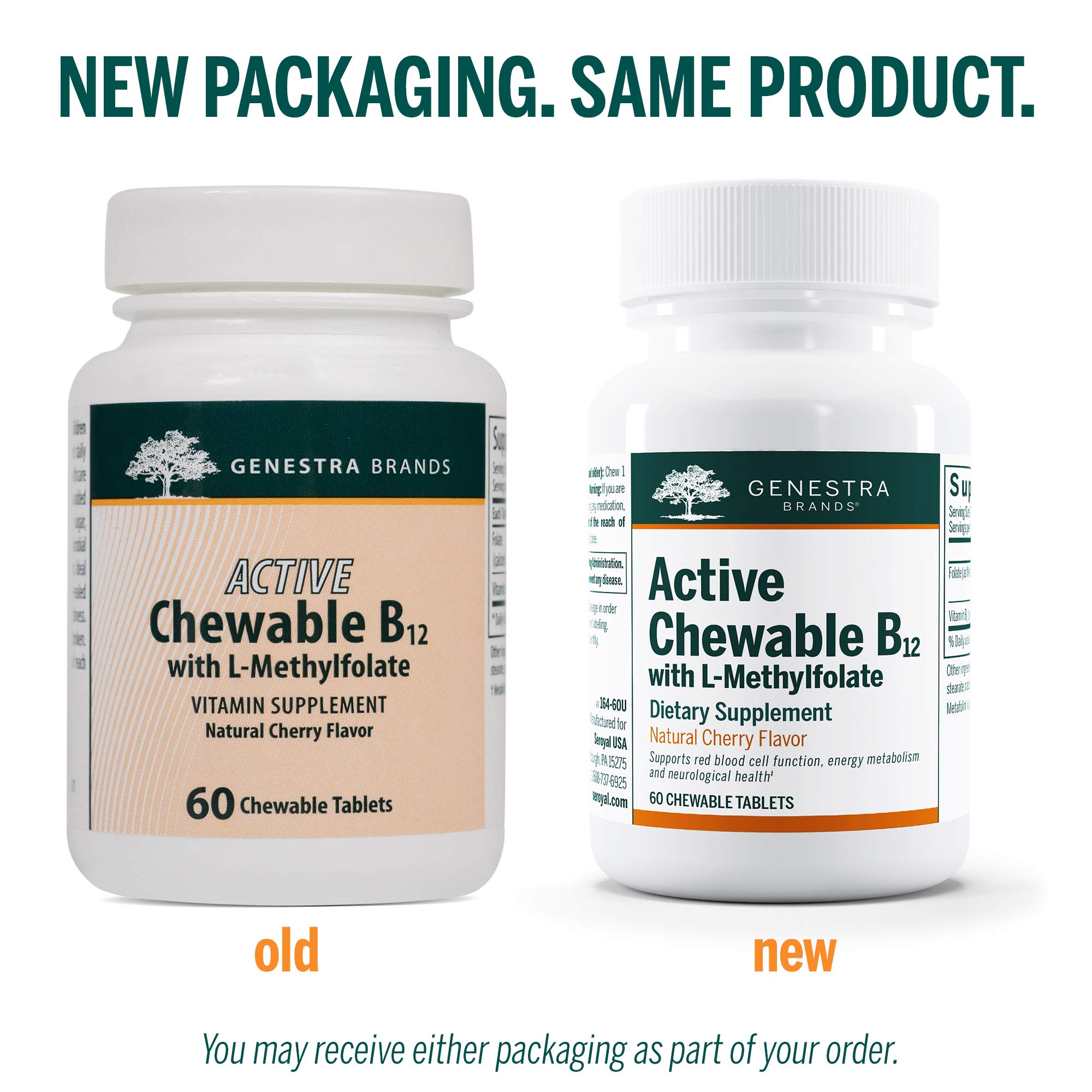 Genestra Brands Active Chewable B12 with LMethylfolate Chewable