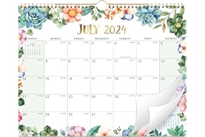 FORVANE 2024-2025 Wall Calendar - Wall Calendar 2024-2025, 18 Month 2024-2025 Calendar from JULY 2024 to DECEMBER 2025, 14.5" x 11", Large Writing Blocks