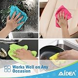 AIDEA Microfiber Cleaning Cloths 100 Pack 12x12in Lint Free Scratch Free view 3