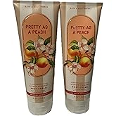 Bath & Body Works Women's Pretty As A Peach Ultimate Hydration Body Cream 8 Ounces Pack of 2