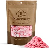 KIDU PANTRY Chocolate Melting Wafers Bulk Bag Perfect For Dipping, Deserts, Baking And More (Pink, 1 Pound)