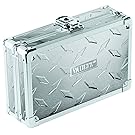 Vaultz Locking Supply Box, 5" x 2.5" x 8.5", Treadplate (VZ03608)