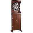 Outlaw Electronic Dartboard and 81-in Free-Standing Cabinet - Cherry Finish