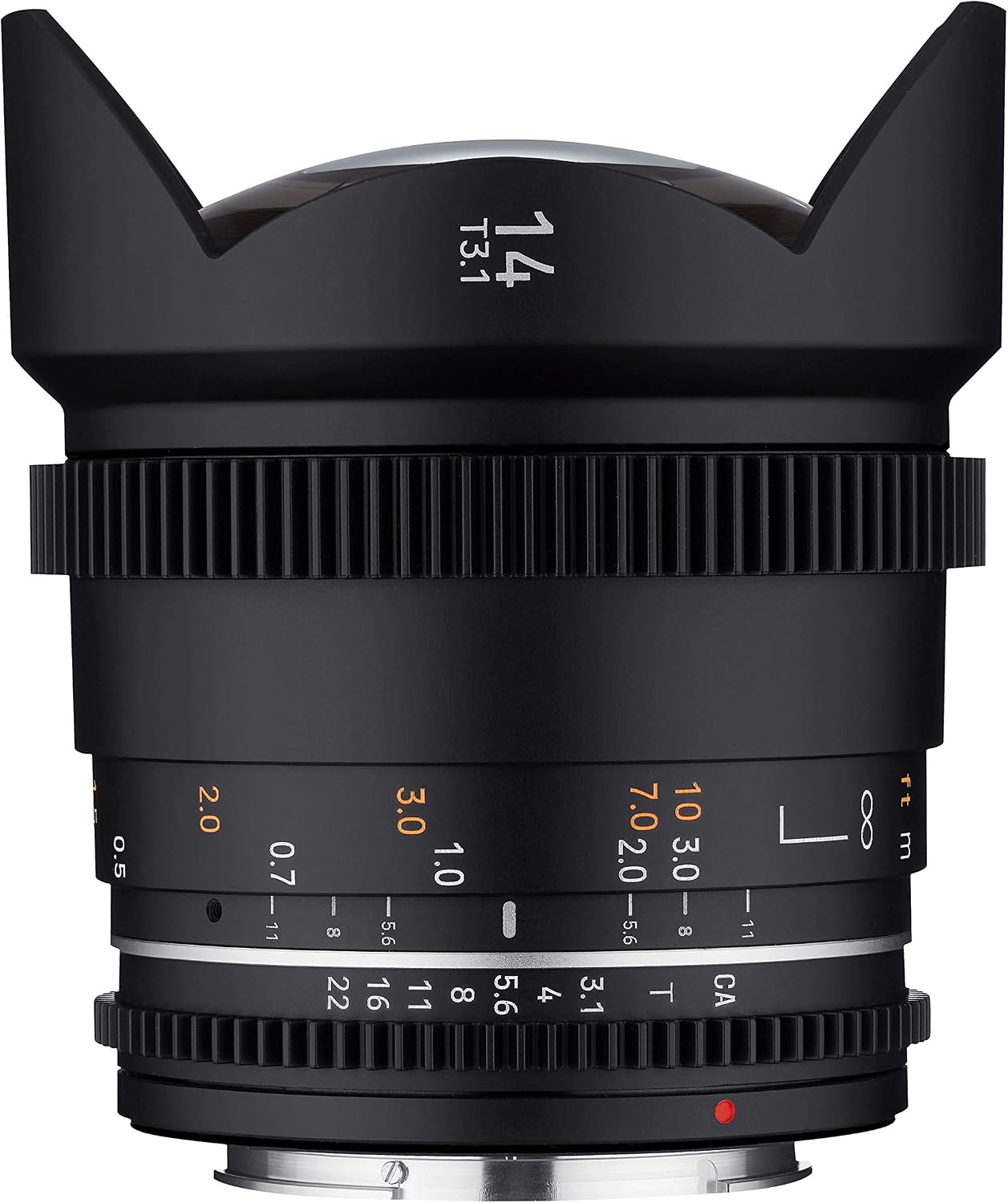 Samyang VDSLR 14mm T3.1 MK2 Manual Focus Cine Lens for Canon EF, black - Image 4