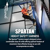 JSP SPARTAN Fall Arrest Kit Harness Lanyard Black Height Safety EN 361 EN 355 view 2