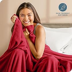 Bare Home Fleece Blanket - Full/Queen - Ultra-Soft