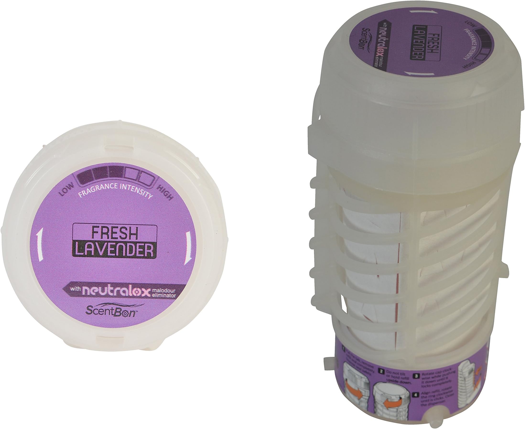 ScentBon 7304 Air Freshener Refills for Dispenser, Lasts up to 60 Days, Fresh Lavender Scent, Pack of 1 (Purple)