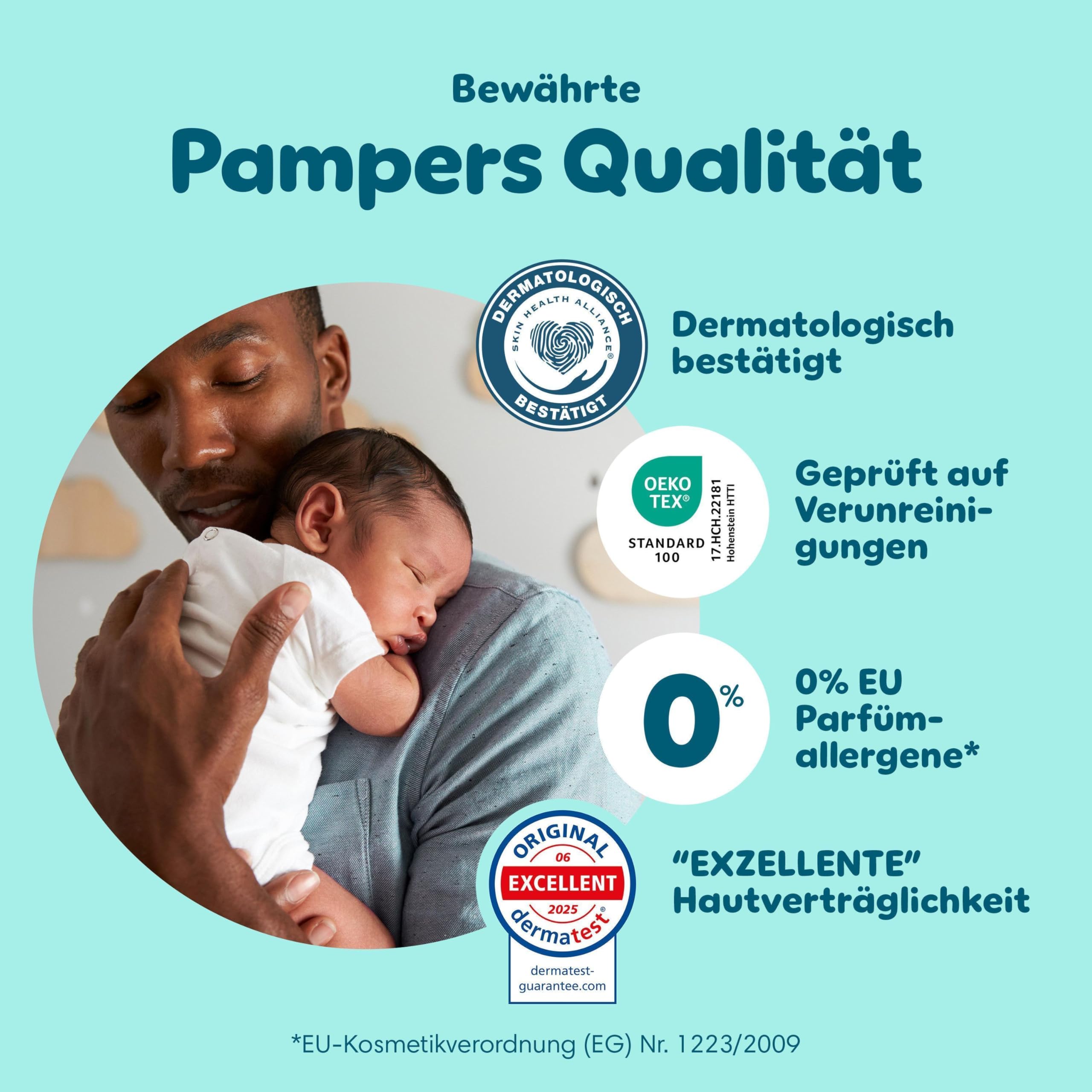 Pampers Premium Protection Größe 4, 174 Windeln, 9kg-14kg, unser Nr. 1 Haut- und Auslaufschutz 8