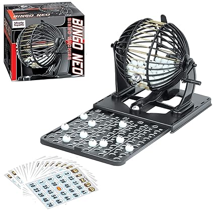 Liberty Imports Bingo Machine Cage Game Set with Balls (Classic)