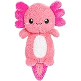 Axolotl Microwavable Unscented Heating Pad for Women and Kids- Cute Soft Cozy Pillow Plush Heatable Warm Stuffed Animals - Kawaii Hot and Cold Plushie Food Toy - Axolotl Gifts for Girls and Boys