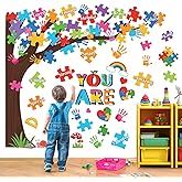 decalmile Reading Corner Tree Wall Stickers Inspirational Motivational Quotes Wall Decals Kids Playroom School Library Classroom Wall Decor