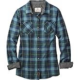 Legendary Whitetails Women’s Long Sleeve Plaid Flannel Button Up Shirt 100% Cotton