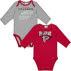 Gerber NFL Baby Boys' Long Sleeve Bodysuit, Team