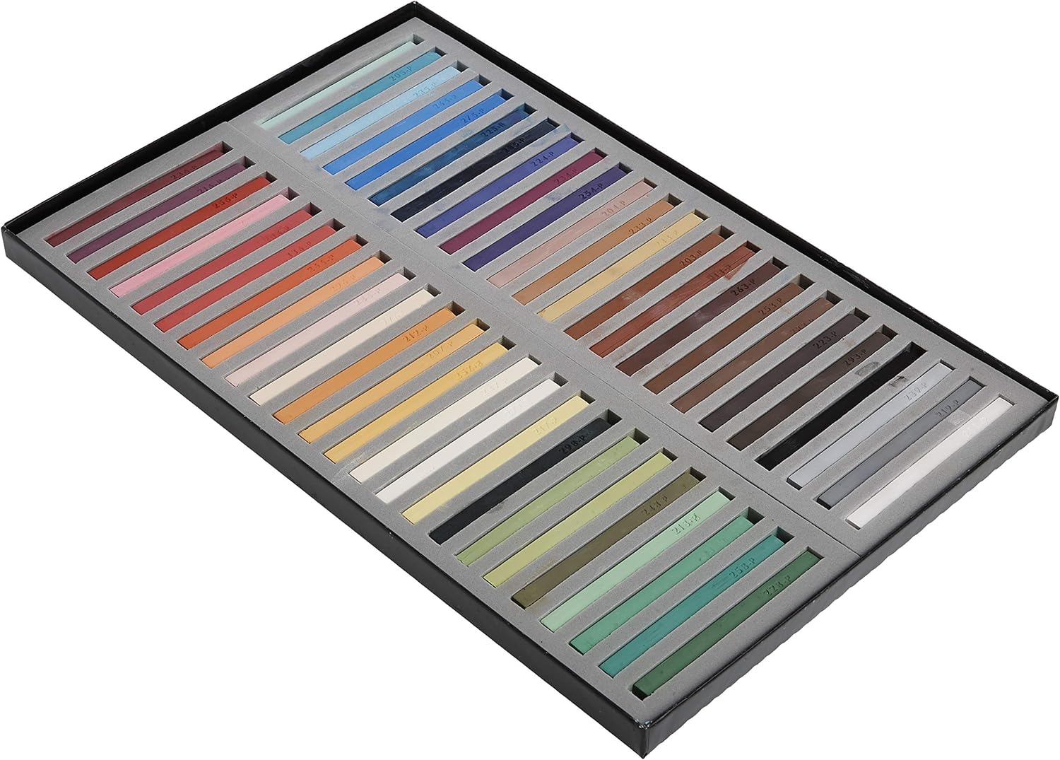 Prismacolor 27051 Premier NuPastel Firm Pastel Color Sticks, Box of 48 Color Sticks