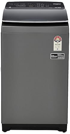 Whirlpool 7 Kg Fully-Automatic Top Loading Washing Machine (360 BW PRO (540) 7.0 GRAPHITE 10YMW, Graphite)
