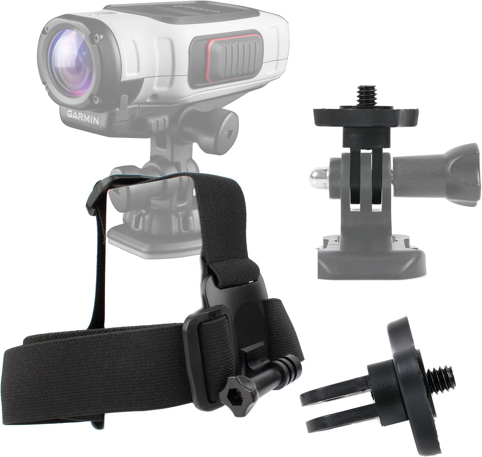 DURAGADGET Action Camera Helmet Mount - Compatible with Garmin VIRB Elite & VIRB
