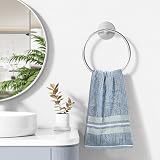 susswiff Brushed Nickel Towel Ring SUS304 Stainless Steel Wall Mounted view 5