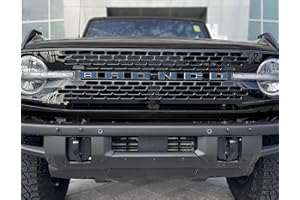 TUFSKINZ Grille Letter Overlays - Compatible with 2021-2026 Bronco
