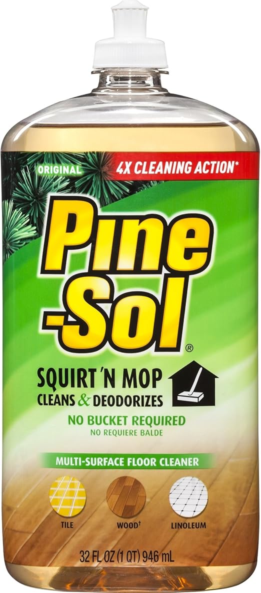 Pine Sol Squirt And Mop Floor Cleaner Original 32 Ounces Pack