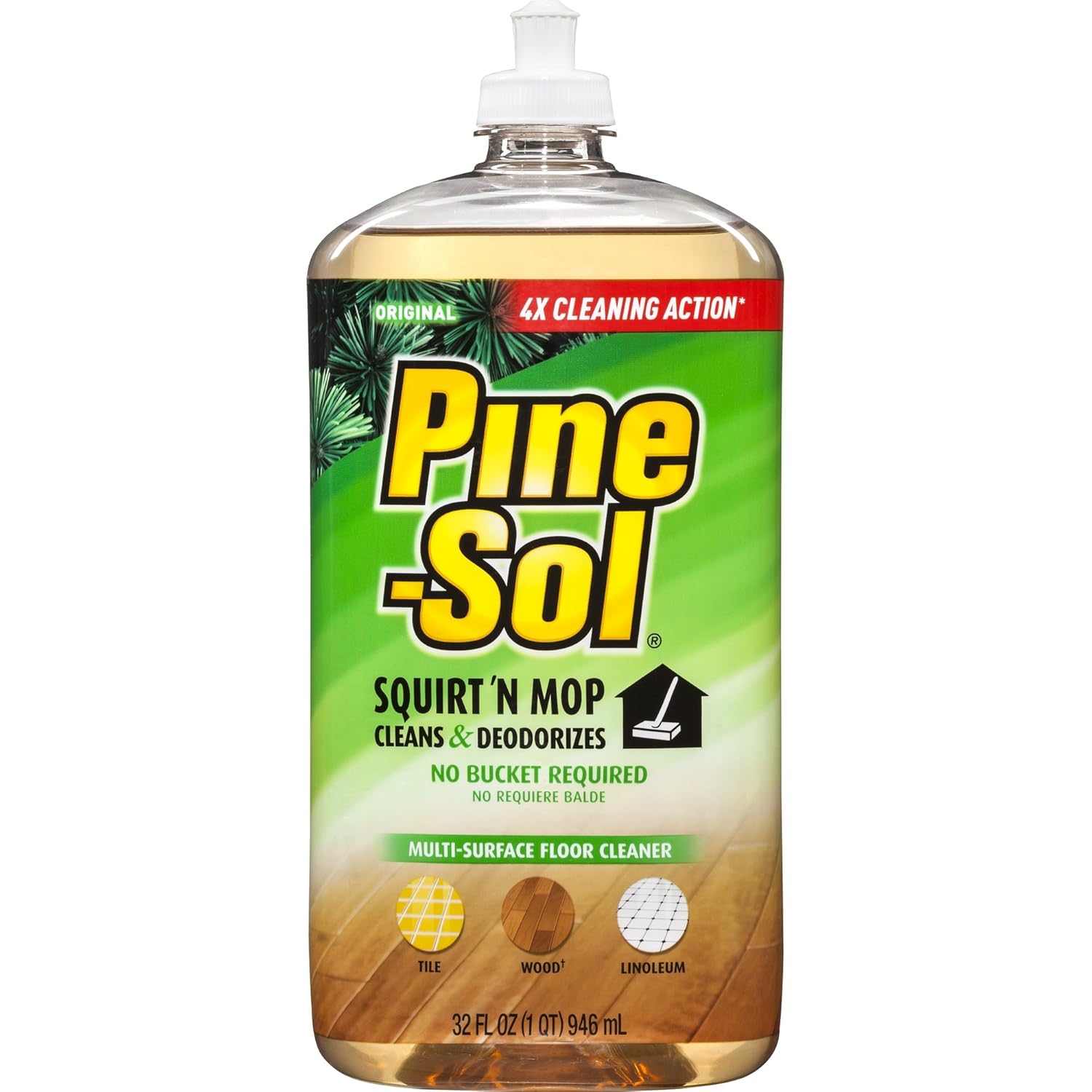 Amazon Com Pine Sol Squirt And Mop Floor Cleaner Original 32