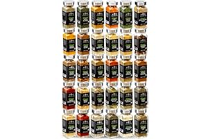 The Spice Lab Complete Organic Spices and Seasonings Set - 30 Jar Spice Kit Variety Pack - Complete Starter Spice Set Great BBQ, Grilling and Spice Gift Sets - Ultimate Culinary Cooking Spices Set
