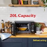 Russell Hobbs RHM2076B 20L 800W Digital Solo Microwave, 5 Power Levels view 4