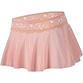 Pinup Doll Sheer Lace Skirt, Women's Lace Sheer Mini Skirt, Sizes Small Through XX-Large