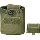 Molle Dump Pouch for Belt Folding Military Tactical Roll Up Drop Pouch | Utility Mag Magazine Dump Bag
