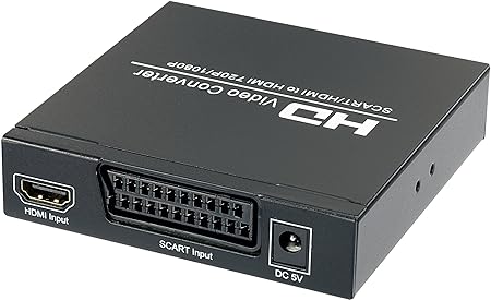 Speaka Professional AV Konverter SP-HD/SC-01 [SCART - HDMI, Klinke, Cinch-Digital] 1920 x 1080 Pixel