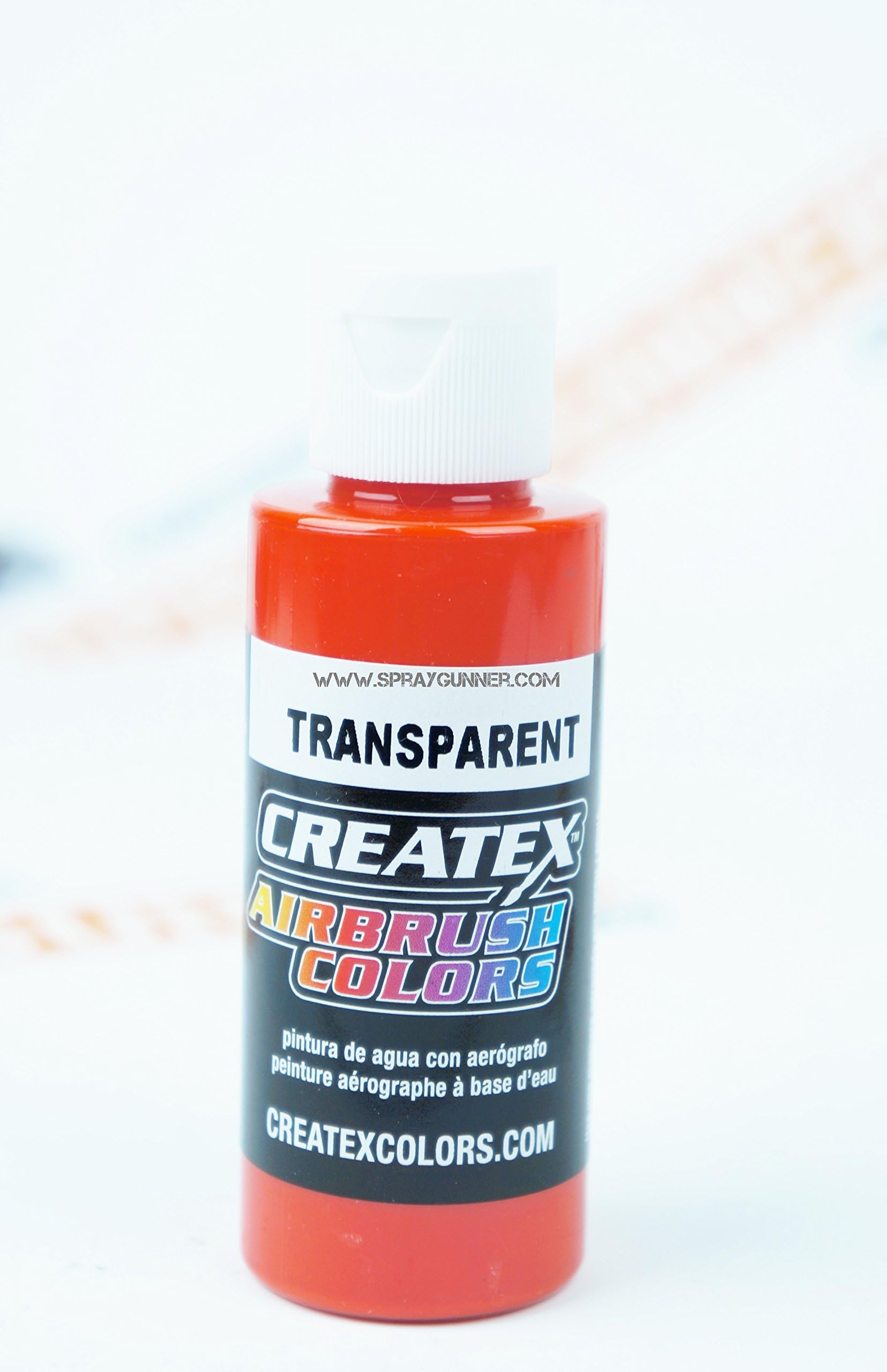 Createx Airbrush Colors 5118 Transparent Sunset Red 2oz. Paint. by SprayGunner