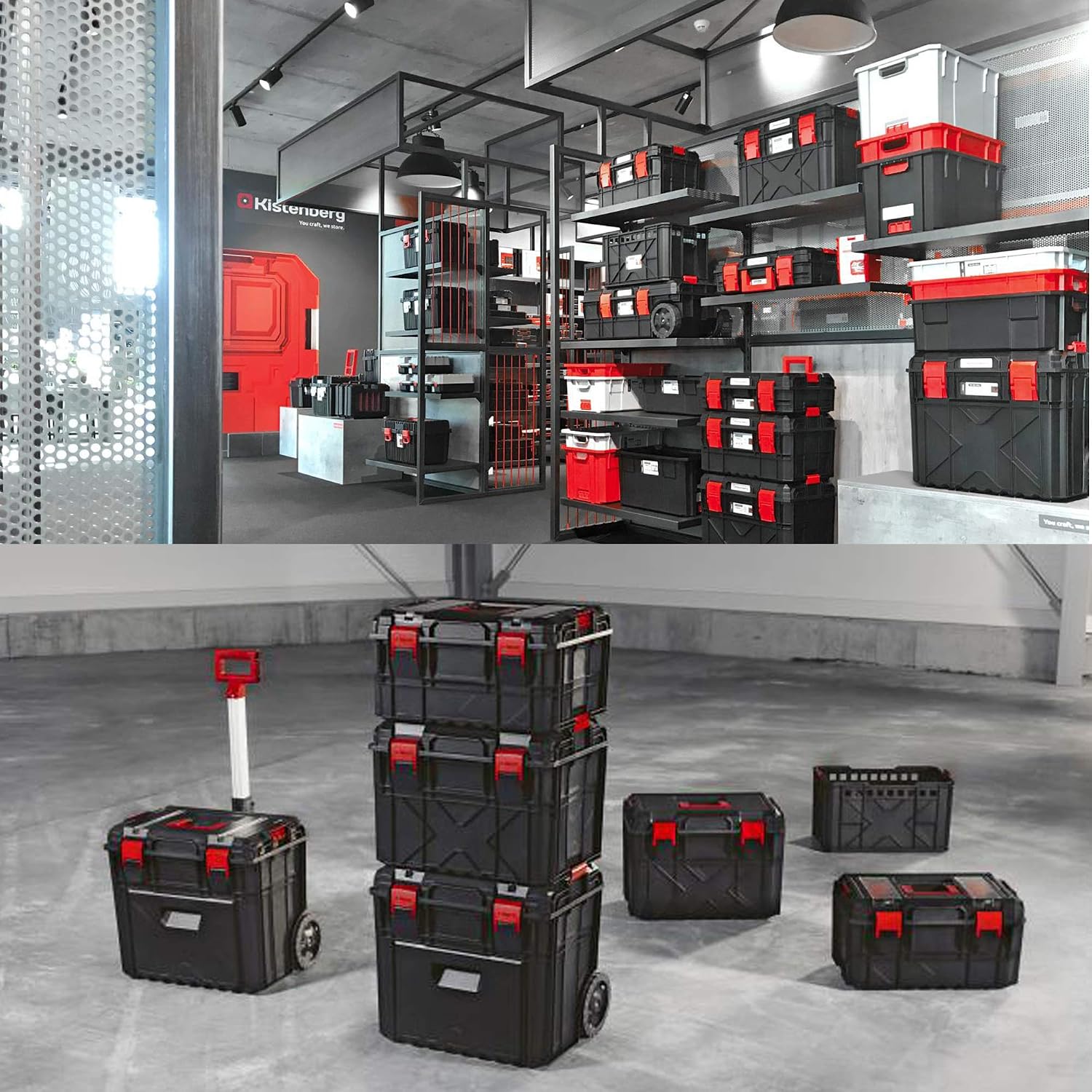 Tool Boxes Container Load Professional tool box load capacity up to 50 kg tool box modular X ...
