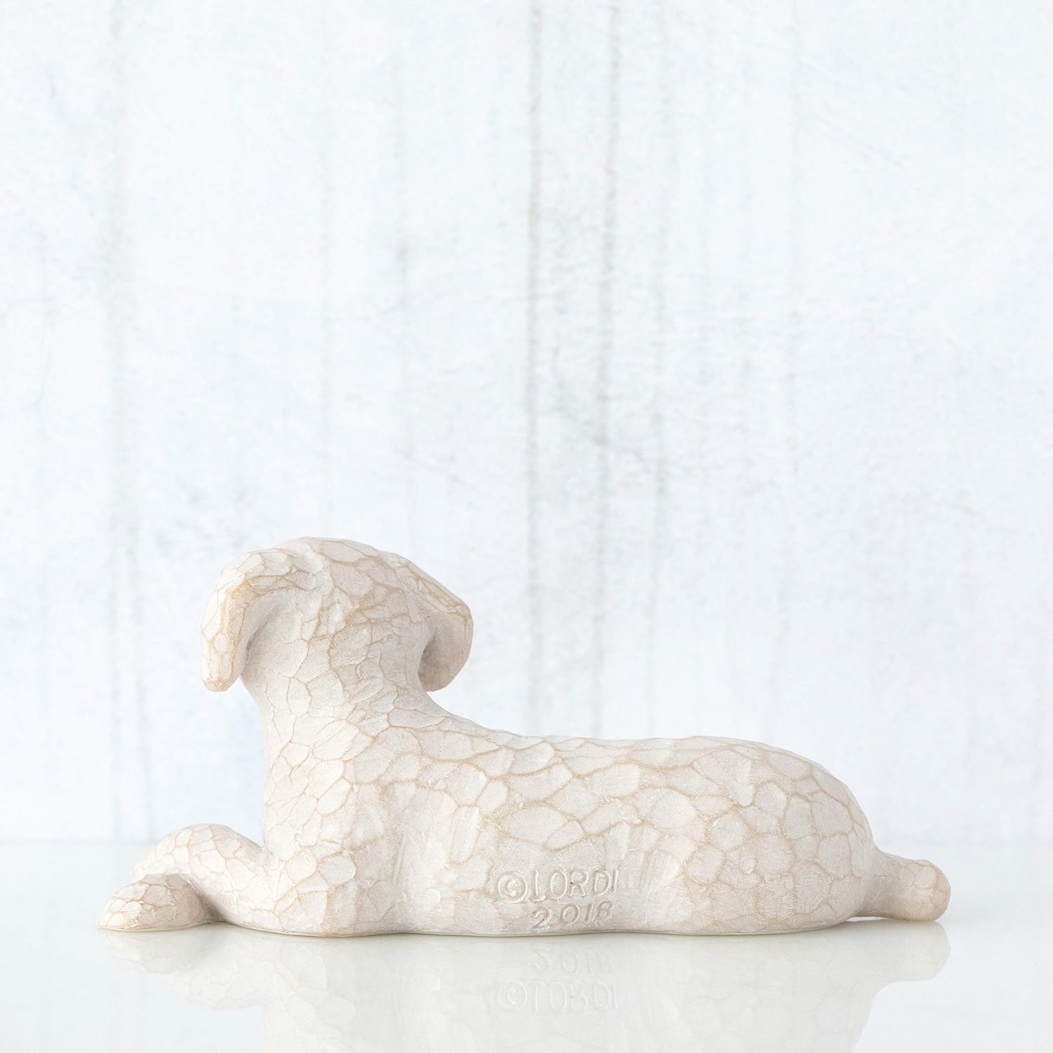 Willow Tree Love My Dog Small Lying Figurine, Multi-colour - Image 4