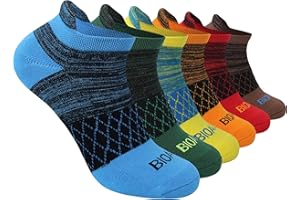 BIOAUM Cushioned Men's Ankle Socks, 6 Pairs Cotton Athletic Sport Breathable Low Cut Socks for Running Size 8-9.5/10-13/12-14