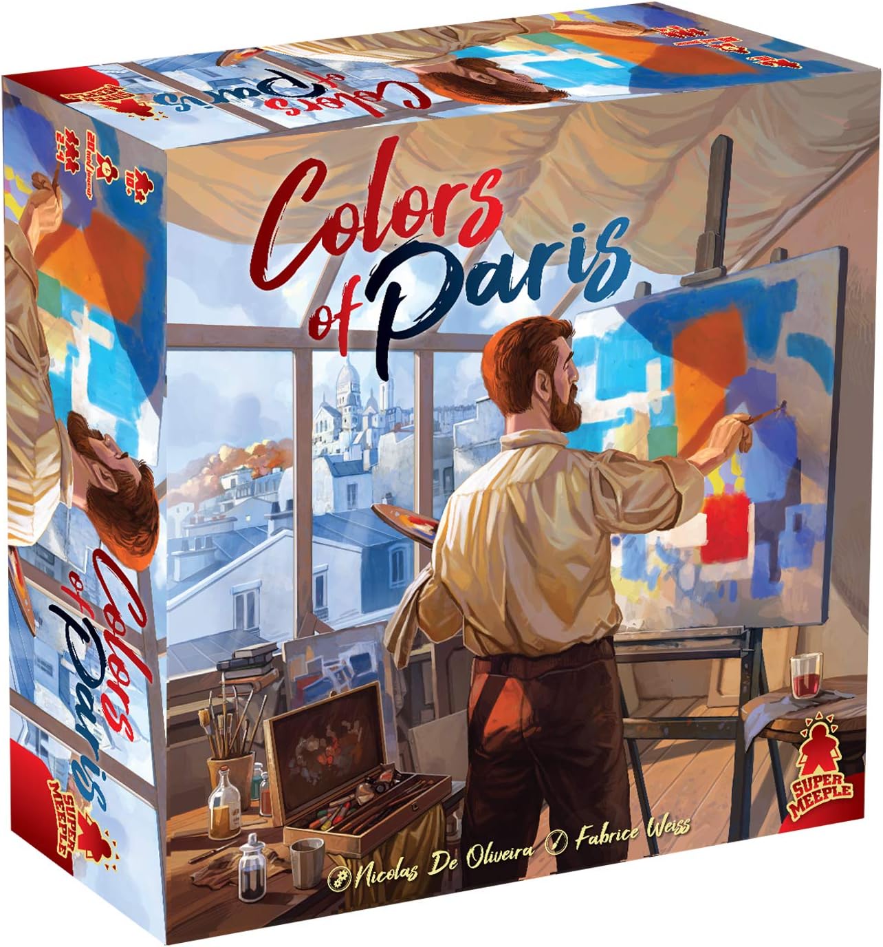 Amazon カラーズ オブ パリ Colors Of Paris 和訳付輸入版 Supermeeple Nicolas De Oliveira ボードゲーム おもちゃ