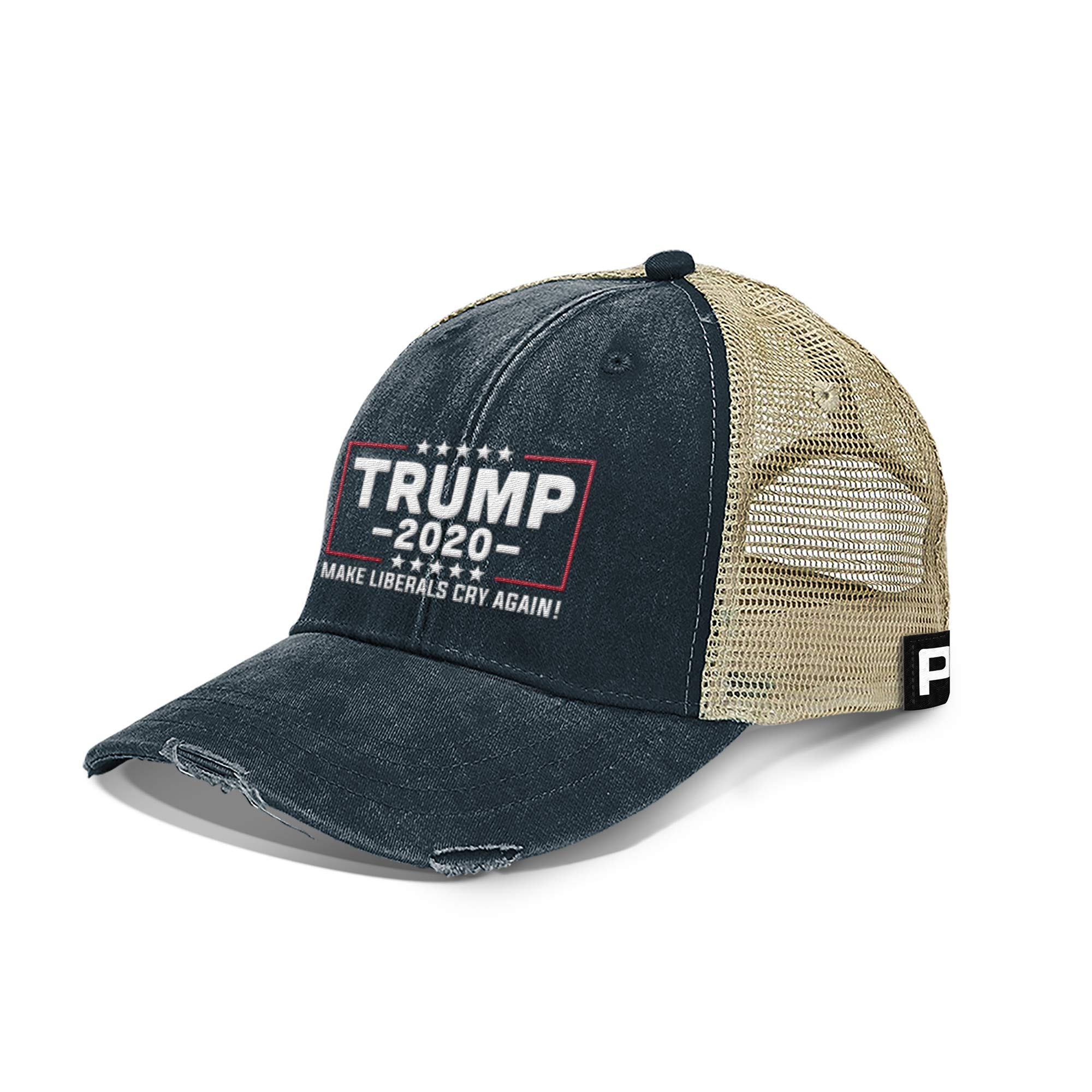 Trump Hat 2020 - Make Liberals Cry Again Trucker Hat Back Mesh Snapback Cap