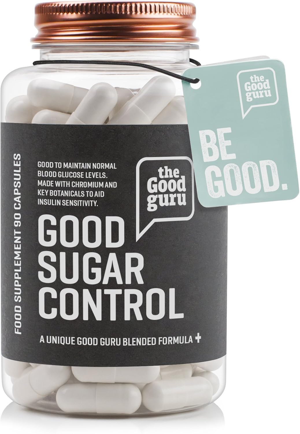 Diabetic Supplement by The Good Guru Contains Chromium Ginseng to