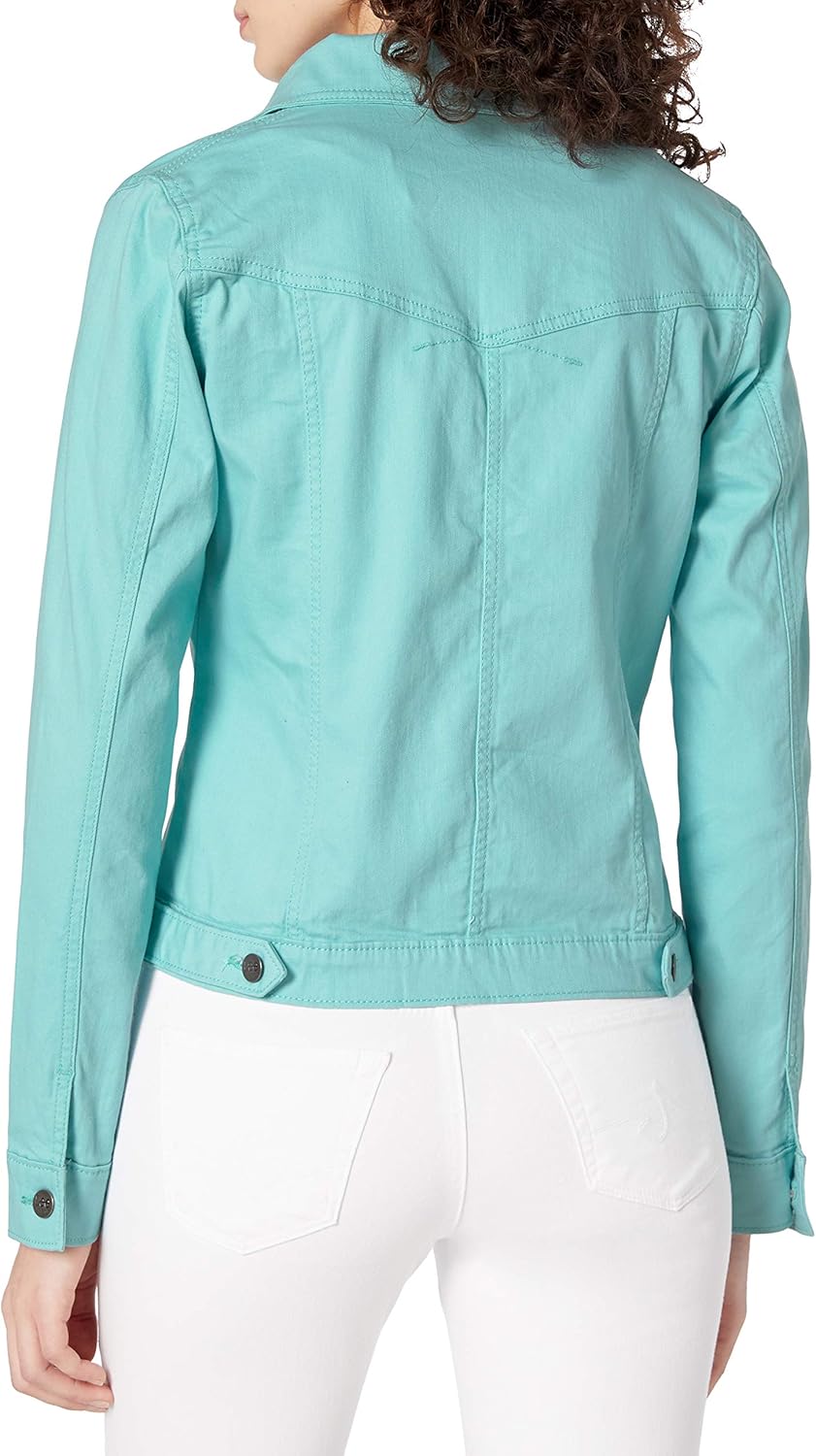 riders by lee indigo women's stretch denim jacket