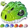 DOJASOHILMI Toddler/Kids Bike Helmet for Boys Girls Adjustable Kids Helmet 3D Lightweight Ventilation and Multi-Sports Scooter Cycling Roller Balance Bike