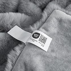 Cozy Bliss Faux Fur Throw Blanket for Couch, Fuzzy