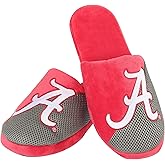 FOCO Oklahoma Sooners NCAA Mens Team Logo Staycation Slippers