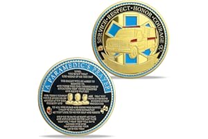 AtSKnSK Paramedic's Prayer EMT Challenge Coin