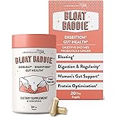 Legendairy Milk Digestive Enzymes for Women, Probiotics for Digestive Health, Gut Health Supplements, Bloating Relief for Women, Debloat Gas Relief w/Ginger & Fennel Bloat Baddie 60 Capsules