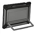 SAMSUNG Galaxy Tab S9 FE+ Outdoor Cover, Rugged Tablet Protector and Carry Case, Military Grade Protection, Built-in Kickstand, S Pen Holder, US Version, Black
