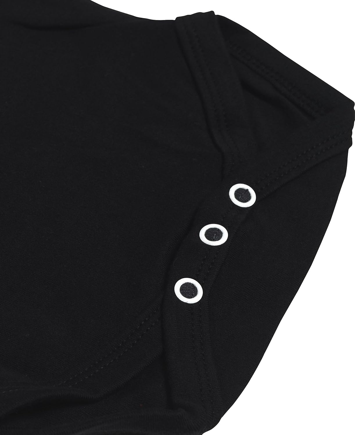 Baby Moo's Funny Baby Grow - Straight Outta Mum's Tum, Black, 0-3 Months (Pack of 1) - Image 3