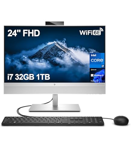 HP All-in-One PC Intel Core i7 8世代 WQHD HP 27-CR0086NH All in one - 13th Gen i7-1355U, 8GB, 512GB