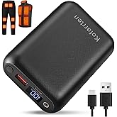 Kofarrten 7.4V/ 5V 20000mAh Heated Vest Battery Pack Compatible with ORORO and Venustas, Battery for Heated Jacket with DC, U