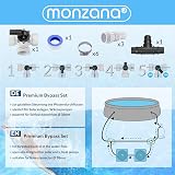Monzana Solar Pool Water Heating Regulation Kit 12-Piece Bypass Set view 2