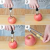 Asdirne Apple Slicer & Corer Set with Sharp Stainless Blades Black view 6