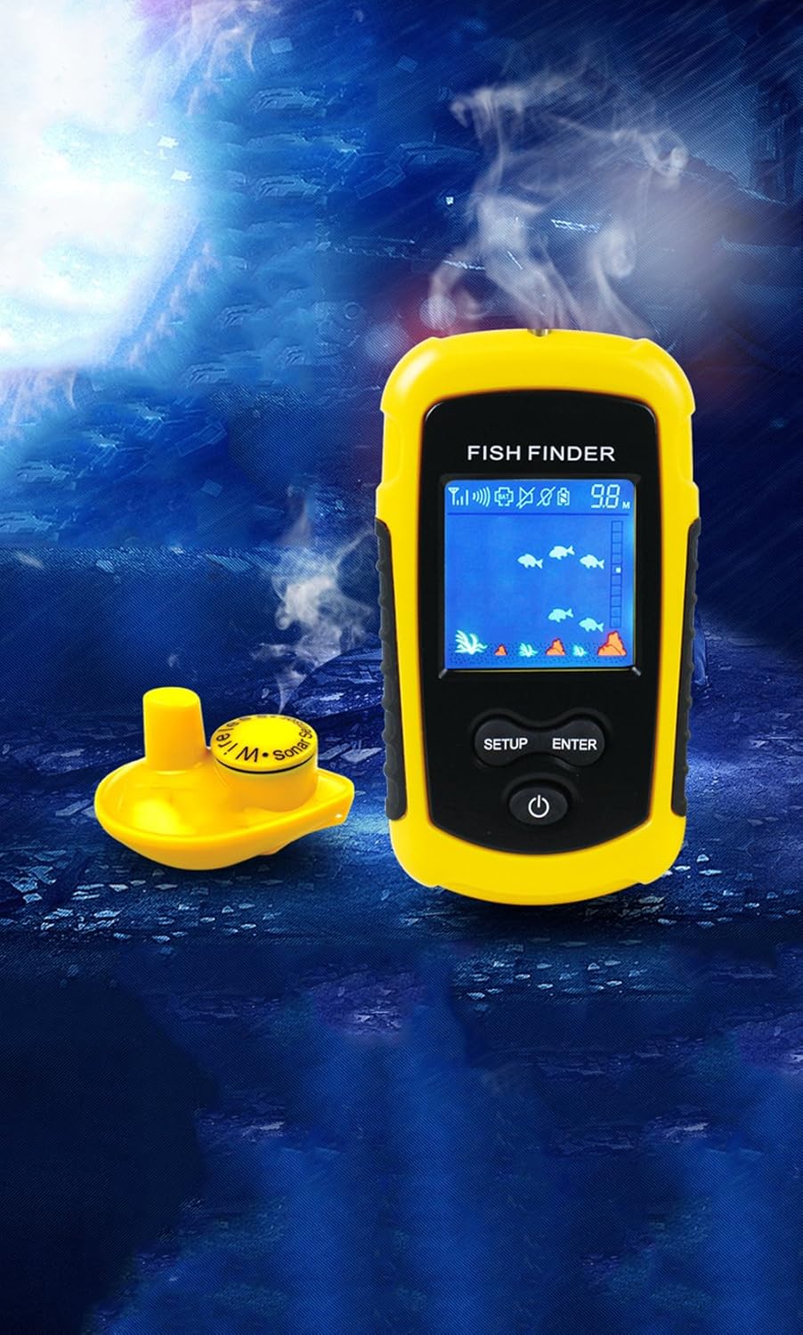 Cutepet Buscador De Los Pescados Fishfinder Portátil ...