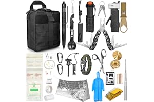 99 in 1 Survival Kit,Survival Kits Camping Survival Kit Family or Friends Travel Essentials Emergency Survival Kit for Men or
